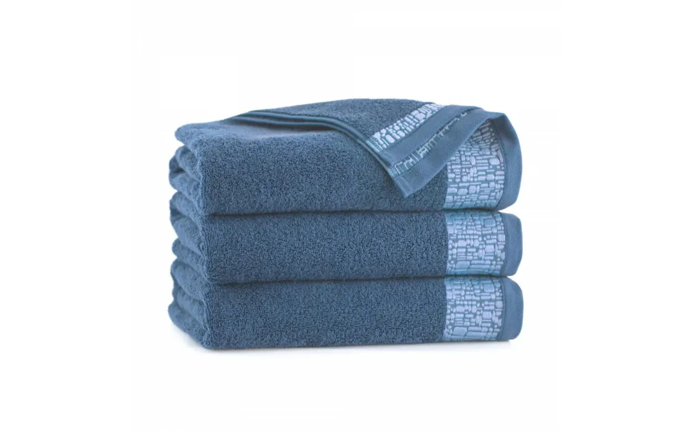 Ręcznik Elena 50x90 niebieski frotte 420  g/m2 024T Zwoltex 23