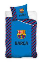 Pościel bawełniana 140x200 FC Barcelona herb poszewka 70x90 dla kibica Carbotex