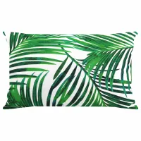 Poszewka wodoodporna Botanic z filtrem  UV 40x60 Palms liście zielona  Domarex