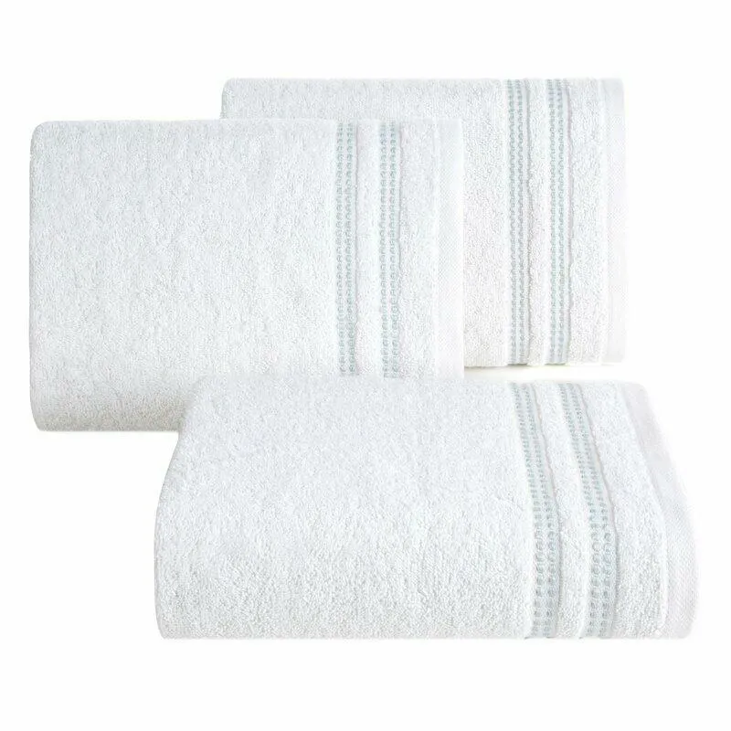 Ręcznik Ally 70x140 biały frotte 500      g/m2 Eurofirany