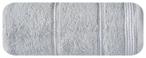Ręcznik Mira 70x140 srebrny 05 frotte 500 g/m2 Eurofirany
