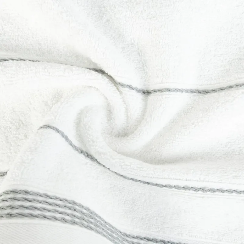 Ręcznik Mira 50x90 biały 01 frotte 500 g/m2 Eurofirany