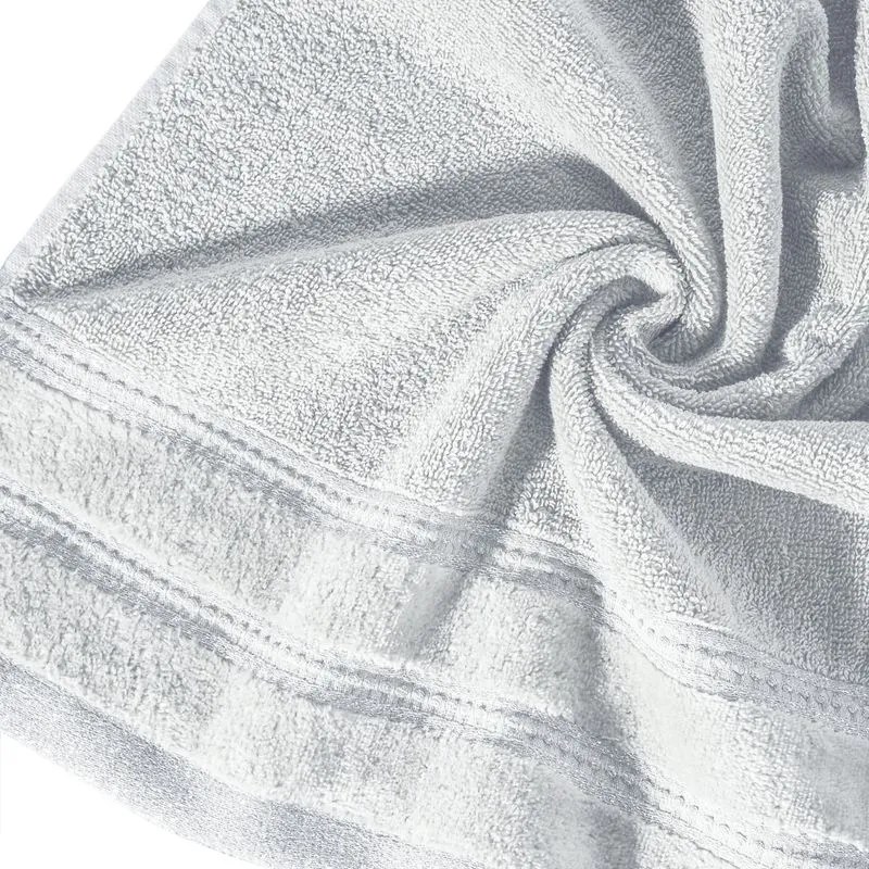 Ręcznik Glory 1 70x140 srebrny frotte  500 g/m2 Eurofirany