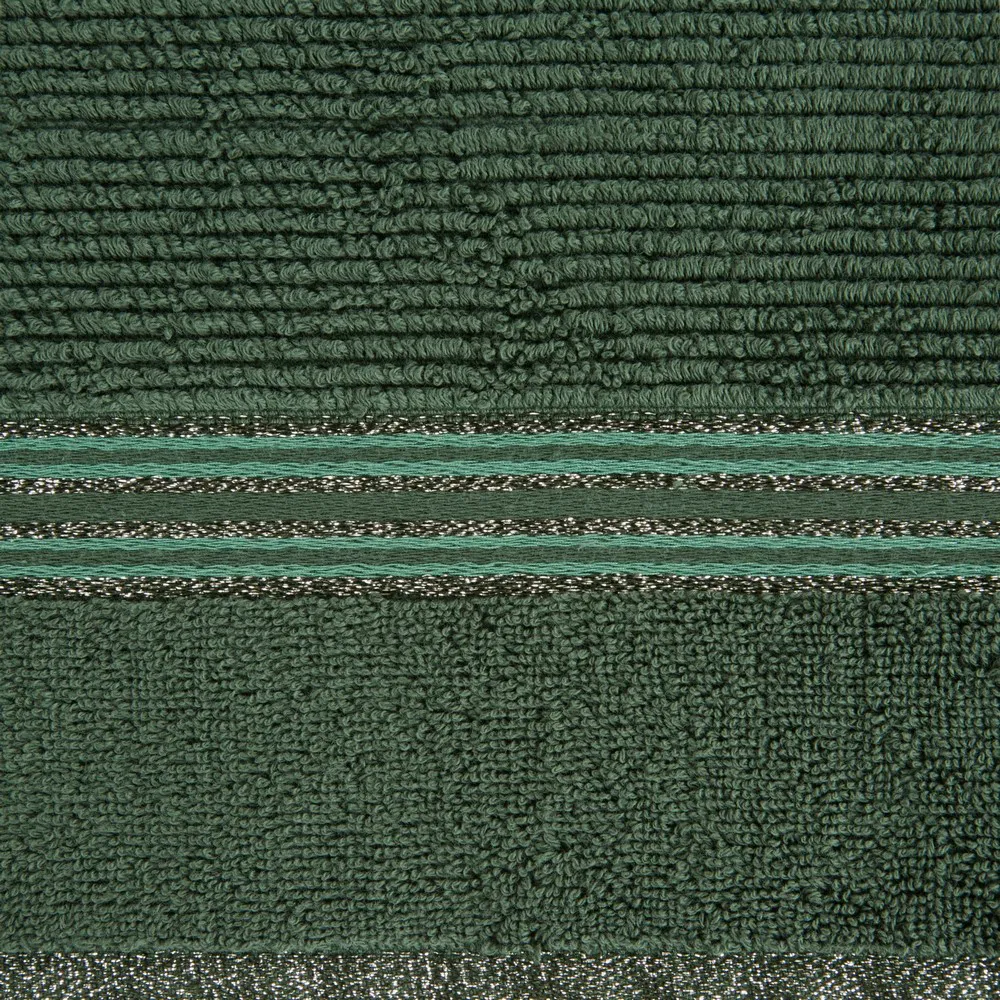 Ręcznik 50x90 Filon 07 zielony ciemny 530g/m2 Eurofirany