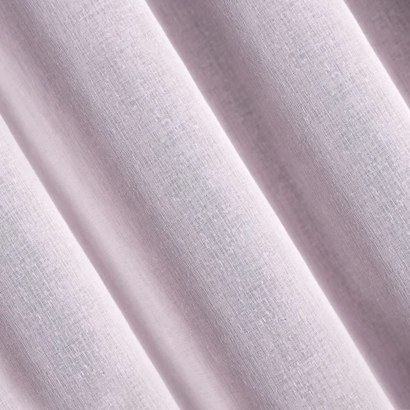 Firana gotowa almina na taśmie 140x270 cm różowy