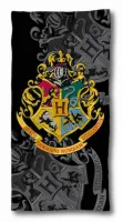 Ręcznik plażowy 70x140 Harry Potter Herb Szkoły Magii i Czarodziejstwa w Hogwarcie 7858 bawełniany