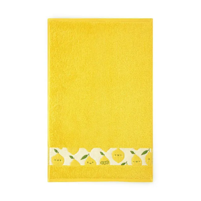 Ręcznik 30x50 Cytryna Kukurydziany-5079 żółty frotte bawełniany dziecięcy do przedszkola