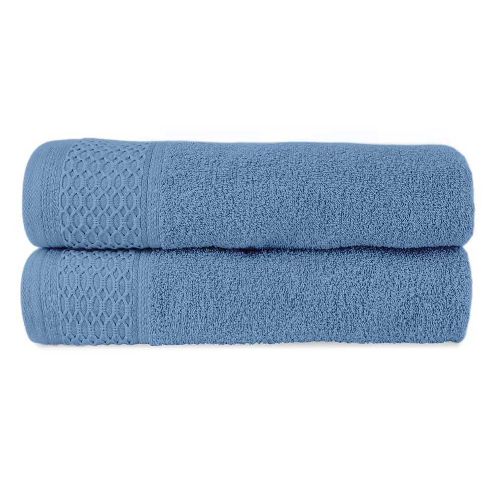 Komplet ręczników 3 szt Solano niebieski  w pudełku Darymex