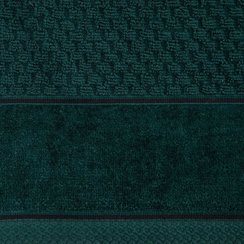 Ręcznik Frida 50x90 zielony ciemny  frotte 500g/m2 Eurofirany