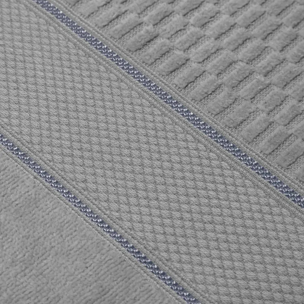 Ręcznik Peru 70x140 szary welurowy  500g/m2