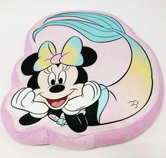 Poduszka kształtka Myszka Mini syrenka 4436 Minie Mouse różowa przytulanka dziecięca