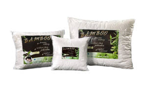 Poduszka antyalergiczna 50x60 Bamboo 0,45 kg biała z włóknem bambusa AMW