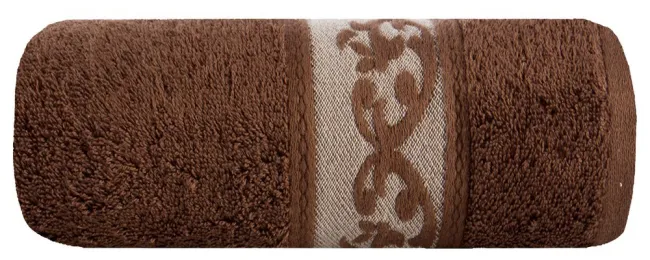 Ręcznik Cezar 70x140 brązowy 04 frotte 600 g/m2 z bawełny egipskiej