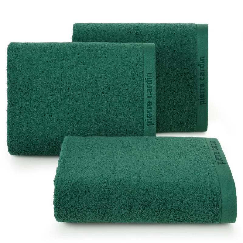 Ręcznik Evi 50x90 zielony butelkowy  frotte 430 g/m2 Pierre Cardin