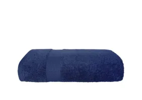 Ręcznik Fashion 70x140 granatowy 550g/m2 z bordiurą frotte bawełniany jednobarwny