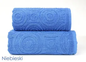 Ręcznik Emma 2 70x140 niebieski 500g/m2 frotte Greno