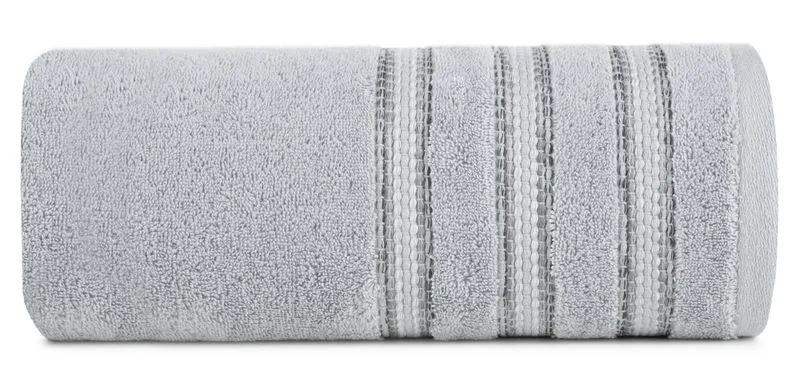 Ręcznik Selena 70x140 srebrny 500 g/m2  Eurofirany