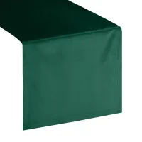 Obrus bieżnik 40x140 Velvet zielony ciemny welurowy Eurofirany