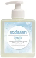 Mydło w płynie oliwkowe sensitive 300ml bio (dozownik) Sodasan
