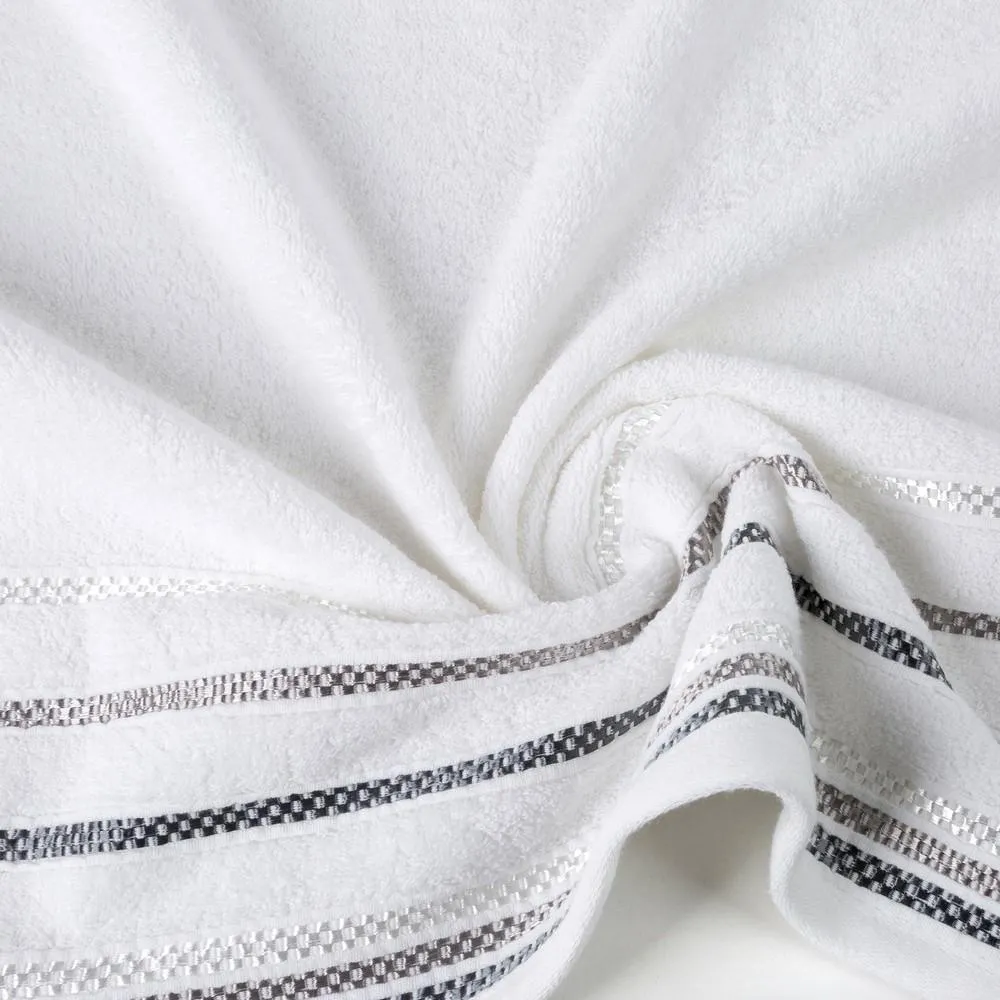 Ręcznik Livia 3 30x50  biały 460g/m2 frotte Eurofirany