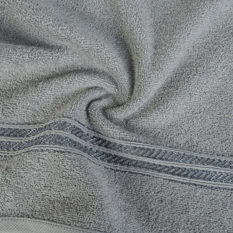 Ręcznik Lori 50x90 stalowy 450g/m2 Eurofirany