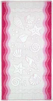Ręcznik Flora Ocean 50x100 różowy bawełniany frotte 380 g/m2 Greno