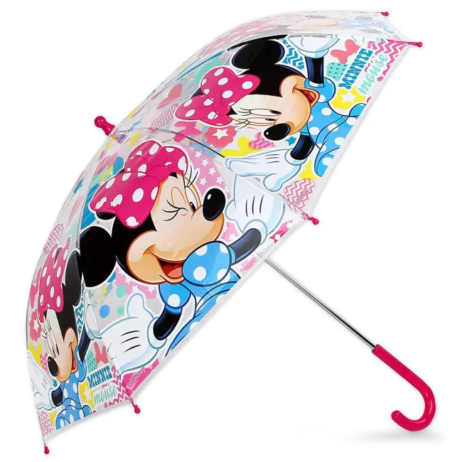 Parasolka dla dzieci Myszka Mini 6271 Minnie Mouse parasol przeźroczysty