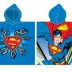 Poncho dla dzieci 50x115 Superman  ręcznik z kapturem dziecięce Summer
