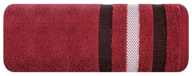 Ręcznik Gracja 70x140  czerwony 500g/m2 frotte Eurofirany