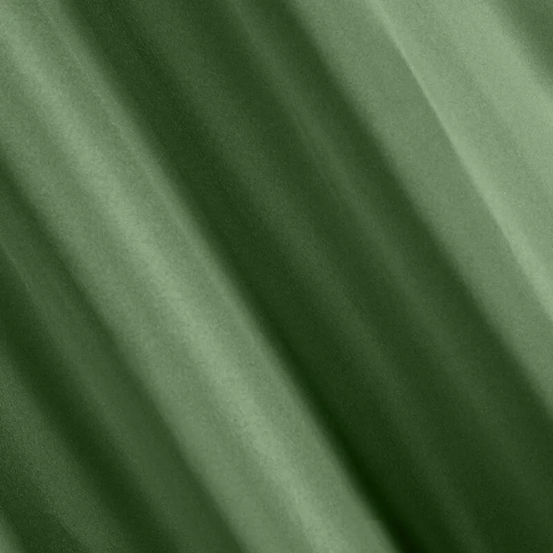 Zasłona 140x175 Rita zielona ciemna       gotowa na taśmie żabki tunel agrafki Eurofirany