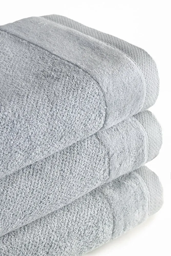 Ręcznik Vito 50x90 szary jasny frotte bawełniany 550g/m2