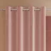 VELVI Zasłona gotowa na przelotkach, szerokość 140 x wysokość 250cm, kolor 004 pudrowy różowy VELVI0/ZGP/004/140250/1