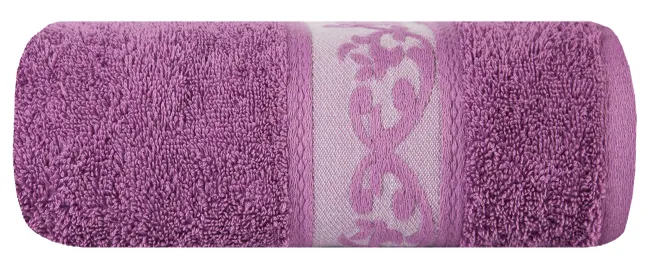 Ręcznik Cezar 70x140 fioletowy 07 frotte 600 g/m2 z bawełny egipskiej