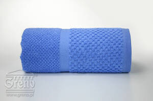 Ręcznik Summer Mess 70x140 niebieski 450 g/m2 frotte Greno
