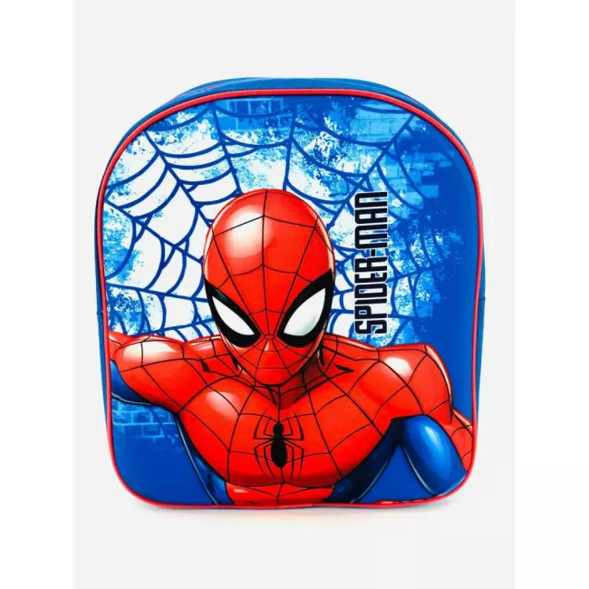 Plecak 3D do przedszkola Spiderman 1  niebieski czerwony P24