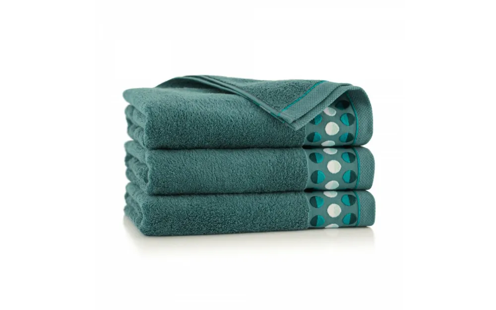 Ręcznik Zen 2 70x140 zielony bukszpan     frotte 450 g/m2 Zwoltex 23
