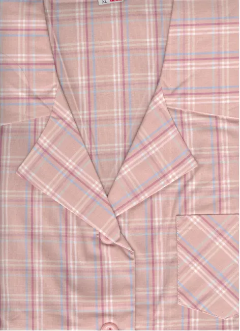 Piżama damska krótka elanobawełna 106 - L-rzeczywisty kolor