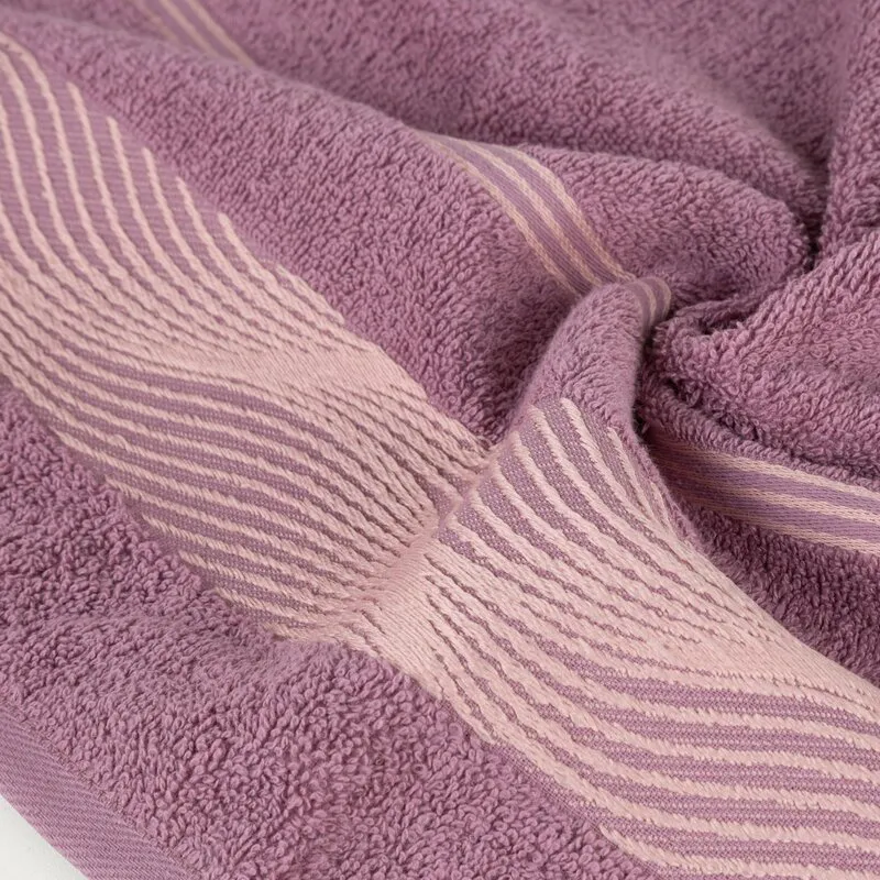 Ręcznik Sylwia 2 70x140 lilowy 500 g/m2  frotte Eurofirany