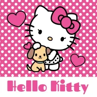 Ręcznik magiczny 30x30 cm Hello Kitty różowy Magic