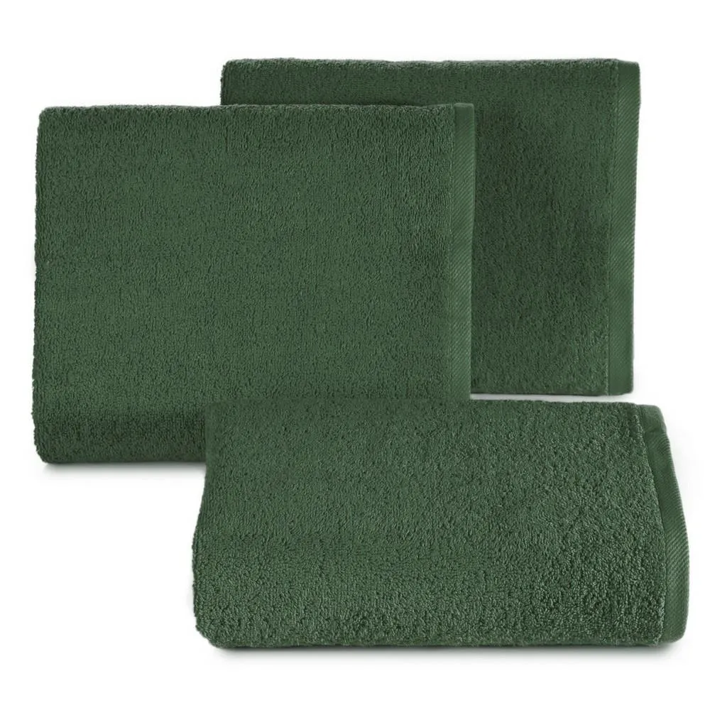 Ręcznik Gładki 2 100x150  zielony ciemny 31 500g/m2 Eurofirany