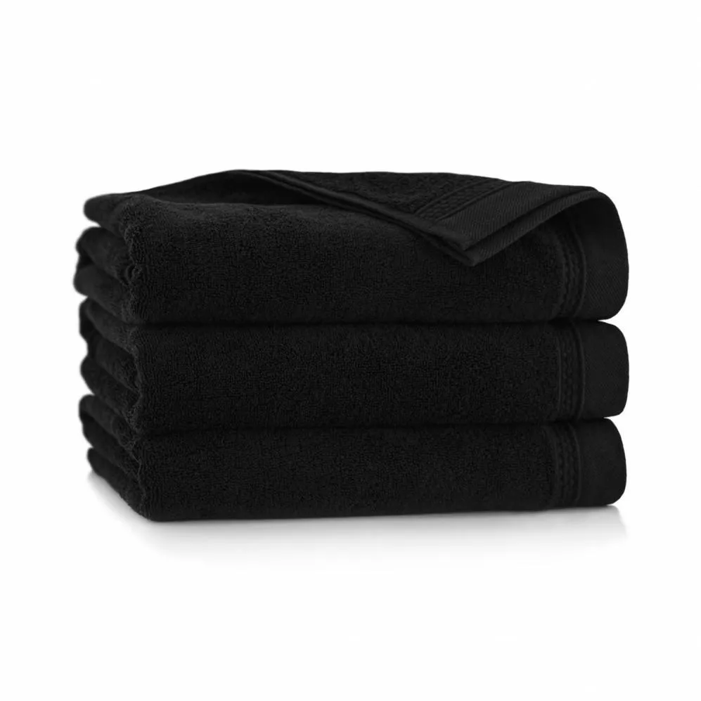 Ręcznik Bryza AB 50x90 czarny frotte 450 g/m2 Zwoltex