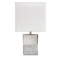 Lampa dekoracyjna brenda 15x15x31 biały