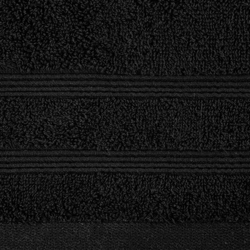 Ręcznik Aline 50x90 czarny 500 g/m2  frotte Eurofirany