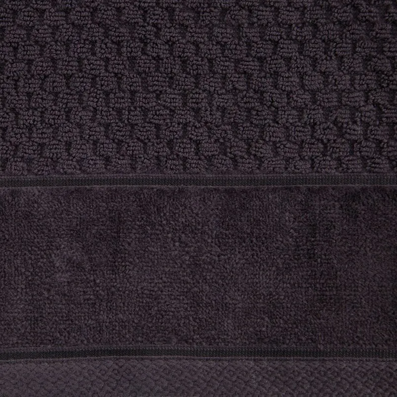 Ręcznik Frida 70x140 czarny frotte  500g/m2 Eurofirany