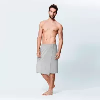 Ręcznik męski do sauny Kilt Active L/XL szary mikrofibra