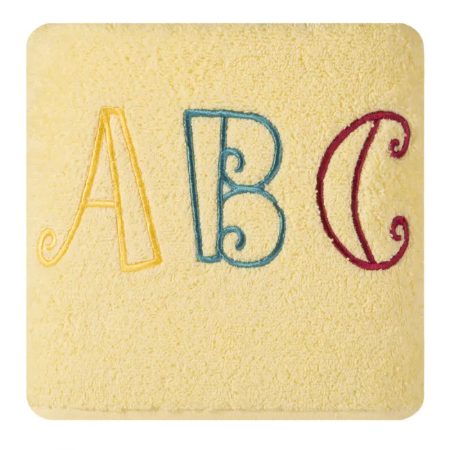 Ręcznik dzieciecy 50x90 Baby 22 żółty ABC 450g/m2 Eurofirany