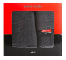 Komplet ręczników w pudełku Evi 3cz. stalowy 430g/m2 Pierre Cardin