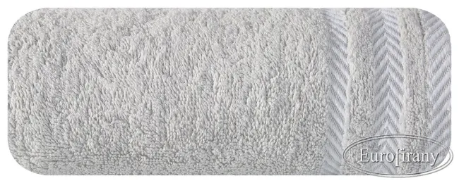 Ręcznik Mona  50x90 16 popielaty frotte 500 g/m2 Eurofirany