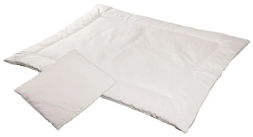 Kołdra 100x135 poduszka 40x60 biała komplet do łóżeczka antyalergiczny dziecięcy