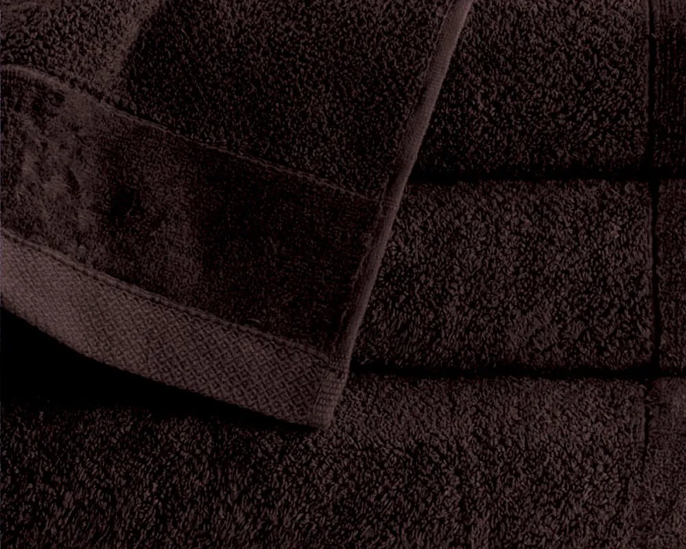 Ręcznik Vito 100x150 brązowy frotte bawełniany 550 g/m2